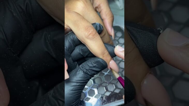 Paso a paso corto #nails #poligel #una #structuregel #nailart