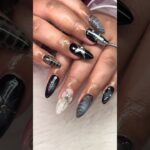 Soft gel nail extension client customized nail design #nails #softgelextensions
