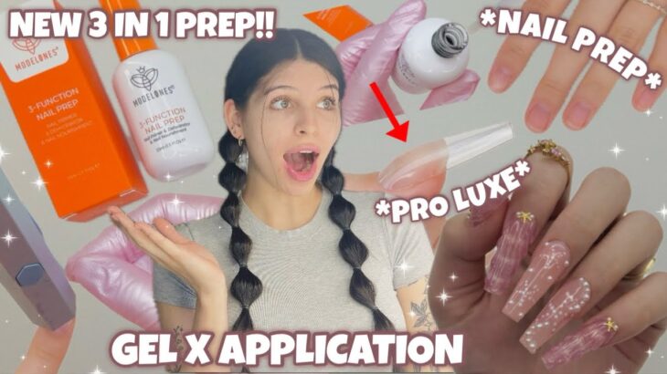 ULTIMATE GEL X NAIL PREP GUIDE + MODELONES NEW 3 IN 1 PRIMER & PRO LUXE INSTANT APEX NAIL TIPS
