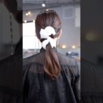 3COINSヘアアクセを使ったポニーテール#簡単アレンジ #セルフアレンジ #hairstyle #hair #ミディアムヘア #髪型 #まとめ髪 #大人カジュアル #大人かわいい