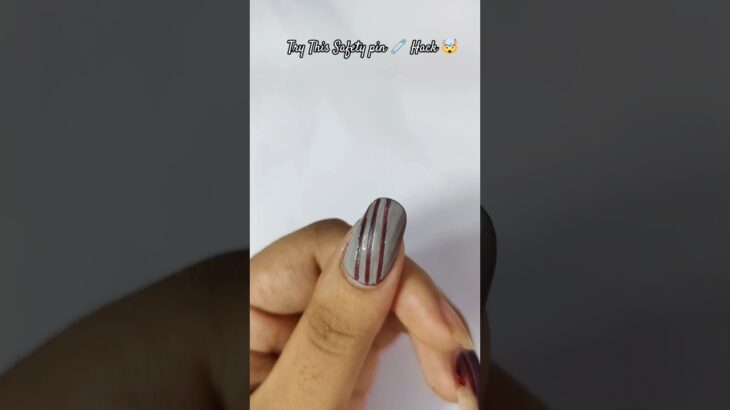 Easy Nail art at home 🏡💅🏻🧷#nailart #shorts #trending #viralvideo