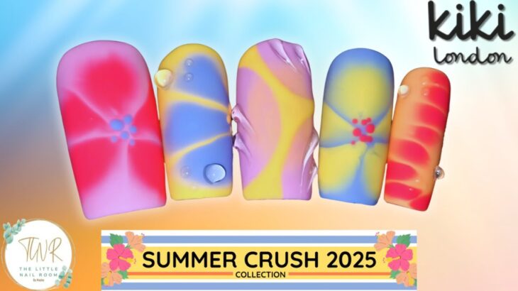 🌸 Summer Crush Nails 2025 | Bright Blooming Floral Nail Art Tutorial | @Kiki.London