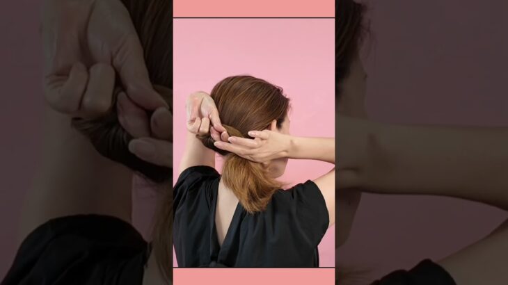 #夜会巻き #まとめ髪 #簡単ヘアアレンジ動画 #簡単ヘアセット