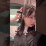 【時短ヘア】どんな場所でも出来るくるみちゃんヘアが可愛い♡ #くるみちゃんヘア #ヘアアレンジ #ハーフアップヘア