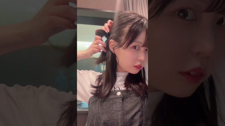 【時短ヘア】どんな場所でも出来るくるみちゃんヘアが可愛い♡ #くるみちゃんヘア #ヘアアレンジ #ハーフアップヘア
