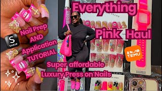 I’m Baaack!🙌🏾 Luxury press on nails💅New nail glue🙌🏾Must have pink items for pink lovers
