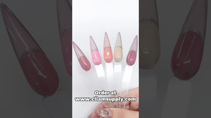 sheerli jelly french tip 💅🏻💅🏻 #nails #nailgelart #naildesign #simplenails