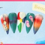 FUN BEACH DAY NAIL SET! 🏖️🏖️| Born Pretty | Apres | Madam Glam