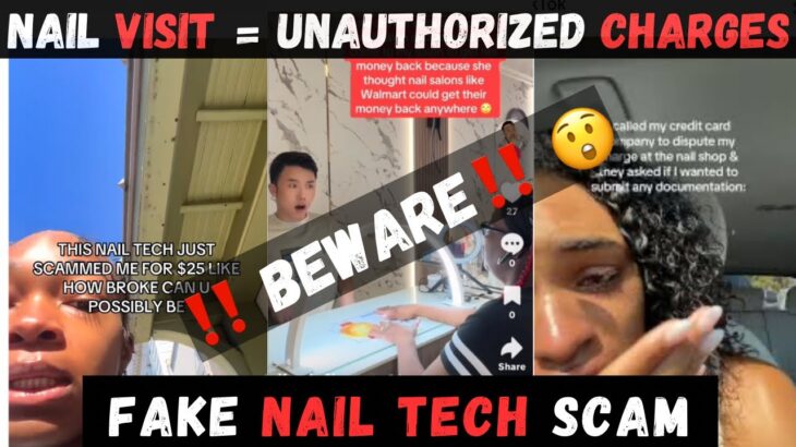 Nail Tech SCAMMING Clients 🤔 FAKE Profiles, Fraudulent Charges and more