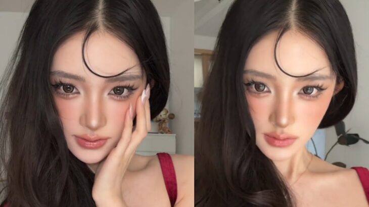 SOFT GLAM DOUYIN MAKEUP ASMR 🥂💄