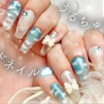 【100均神ネイル】クラウド×オーロラで幻想的☁️サロン級の雲デザインが簡単に！