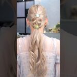 編み込みが苦手な方やったみて！#簡単アレンジ #セルフアレンジ #hairstyle #hair #ミディアムヘア #髪型 #まとめ髪 #大人カジュアル #大人かわいい