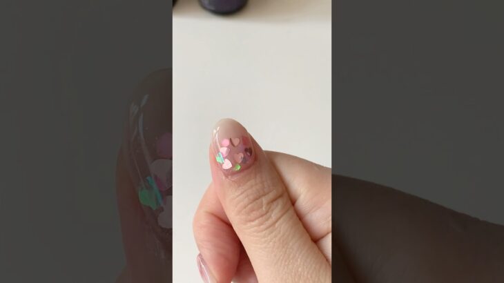 ハートグラデーションネイル
