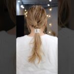 くるりんぱ棒を使ったローポニー#簡単アレンジ #セルフアレンジ #hairstyle #hair #ミディアムヘア #髪型 #まとめ髪 #大人カジュアル #大人かわいい