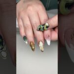 Do Princess Tiana Nails With Me ⚜️🐸👸🏾✨ #disneynails #princessandthefrog #disneycruisenails #gelx