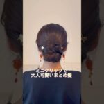 三つ編みをする余裕がある日はコレ❣️ヘアゴムとミニクリップ使うよ🌷#ヘアアレンジ #簡単ヘアアレンジ #まとめ髪 #ロングヘア #hairstyle #updo #lowbun