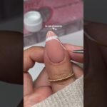 gel application for French design #nails #nailart #youtube #shorts #hype