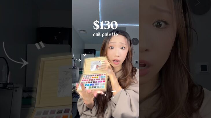 $130 NAIL PALETTE? #naildesigns #gelxnails #gelnails #nailart #nailtech #nailinspo  #nailtutorial