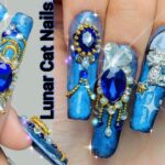 Lunar Cat 😺Nails 🌘✨ | Cat Eye Magnetic Nail Tutorial 💅 | Extension Nails | Nail Art | Self-Nails