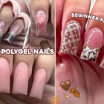 PLAID FALL POLYGEL NAILS🤎 BEGINNER FRIENDLY NAIL ART & CUTE FALL NAIL DESIGN | Nail Tutorial