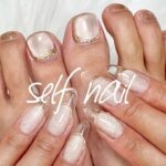 【セルフネイル】ハンドに合わせてフットネイルを塗り替えていくよ！