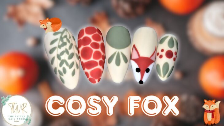 Cosy Fox Autumn Nail Art Tutorial 🦊🍂 | Easy Fall Gel Nail Designs 2025 | Woodland Nails