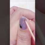 🎃 キャンドゥカラーで大人可愛いハロウィンネイル💅普段使いもできるデザインにしました✨作り方は↑本編で公開中！↑#セルフネイル#ハロウィン#キャンドゥジェル