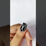 Easy Striping Nail art at home 🏡💅🏻#nails #nailart #shorts #viralvideo