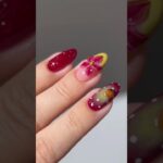 🥀🍂🐞 blooming fall aura #nails #nailart #naildesign