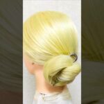 簡単ヘアアレンジ 新学期まとめ髪 IDOL HAIR ヘアクリップシニヨン #簡単ヘアアレンジ #新学期 #backtoschool #shorts #short