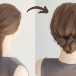 カジュアルにもフォーマルにも！三つ編みとくるりんぱの大人ヘアアレンジ / Casual or Formal! Elegant Topsy Tail & Braided Updo Hairstyle