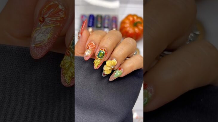 Easy Autumn Nail Designs 🍁🌸💎