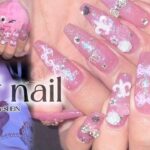 【セルフネイル】seria×SHEINでキラキラネイル💖✨