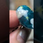 次の動画で全く違うデザインに🫣✨#雲 #手描き #ジェルネイル #星空 #moon #nightsky #sunset#nailart #naildesign #nails