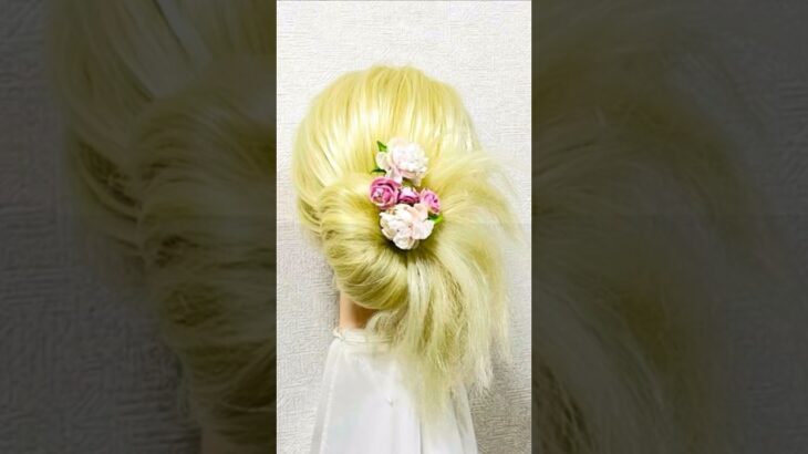 l簡単ヘアアレンジ 新学期シン・ポニーテールまとめ髪 Updo Quick & Easy IDOL HAIR #簡単ヘアアレンジ #新学期 #backtoschoo #shorts #short