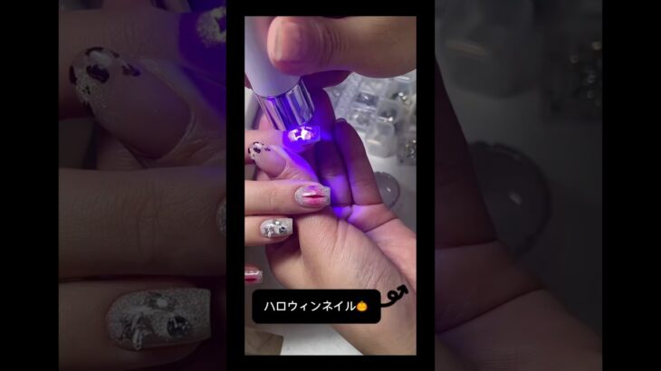 #マグネットネイル #マグネットジェル #ハロウィンネイル#ネイルデザイン #ネイル #nails #nailart #naildesign #セルフネイル #ネイル初心者 #nail