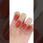 しっとり深みのある秋の彩りを  #nails #セルフネイル #nailart #ジェルネイル#ネイルデザイン #ネイルシール #赤ネイル