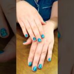 GEL MANICURE|GALAXY BLUES🌌#nails #naildesign #nailart #nailtech #nailtutorial #shorts #nailpolish