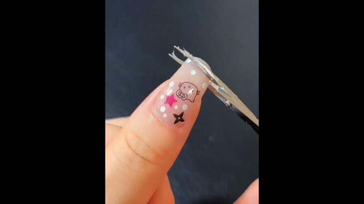Best gel nail sticker 💅 #gelnailsticker #stickernails #nails #naildesign #shorts