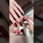 Apply gel polish nail simple at home #nailart  #nails