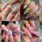 Beautiful Floral print New Nail Art Design | Nail Art Compilation