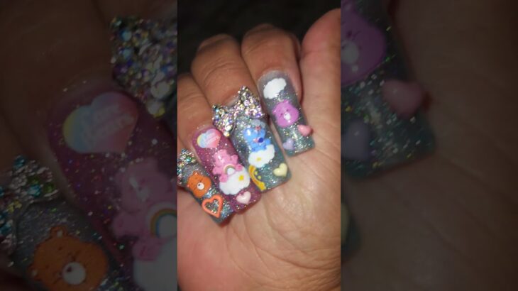Care bears nails! #viral #nailgelart #nailart #nails #shorts #naildesign #naildesign #viralvideo