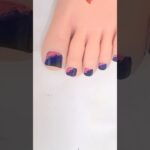 EASY TOE NAIL ART #foot #pedicure #viral #feetnail #art #shorts #naildesigns #diy #artist #nails