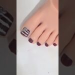 EASY TOE NAIL ART #pedicure #feetnail #toenailart #art #shorts #naildesigns #diy #artist #nails