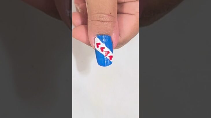 Easy Nailart Design #nails #Nailart #youtubeshorts #shorts #art #diy #artist
