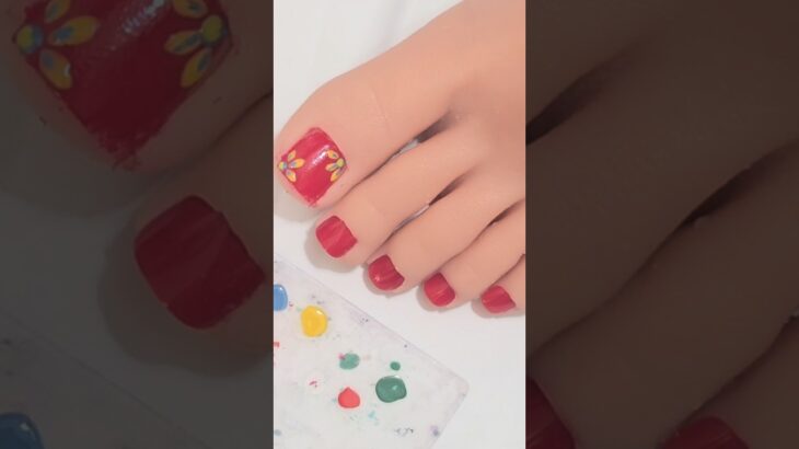 Easy toes Nailart #nailart #shortsvideo #shorts #youtubeshorts #art #diy #nailstyle