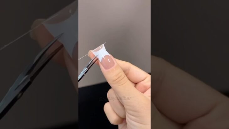 How to use semi cured gel nail strips to achieve salon quality manicure.