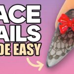 Lace Nail Art Tutorial | Easy Gel Nails with Stamping + Charm Accent