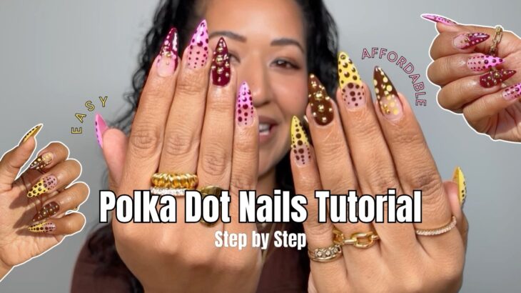 Nail Art: Polka Dot Nails Tutorial with Pro Tips (Amazon Products)