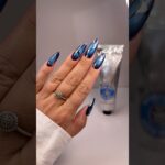 matching my nails to my favorite hand cream 💙#nails #naildesigns #nailgelart #handcream #loccitane